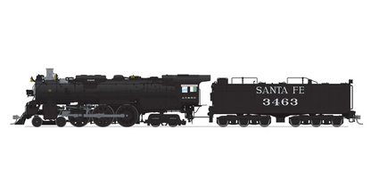 Broadway Limited Imports ATSF 3460 Class 4-6-4 - "Super Hudson" - #3463 - As Appears Today - Paragon4 Sound/DC/DCC - Smoke - HO Scale
