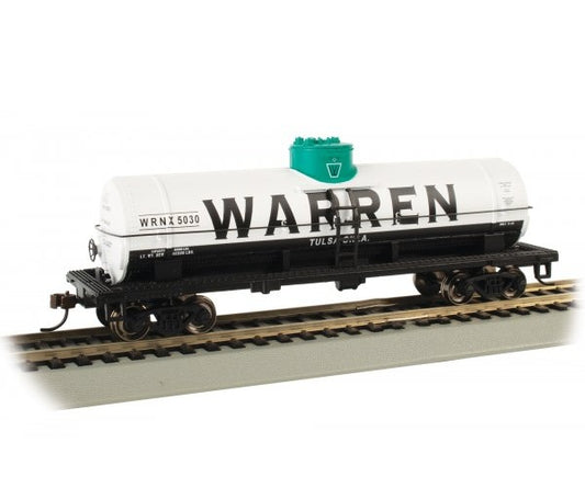 Bachmann Silver Series(R) (17806) | 40' Single-Dome Tank Car | Warren Petro #5030 | HO Scale
