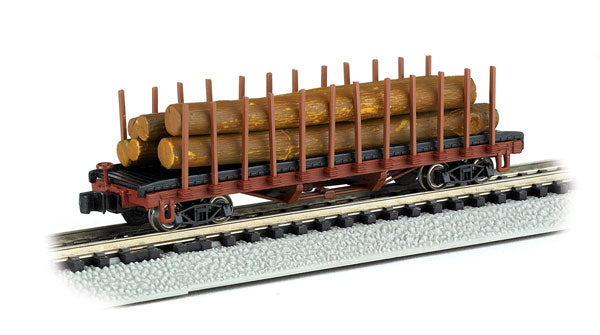 Bachmann Silver Series(R) ACF 40' Log Car (1906-1935 version) - N Scale