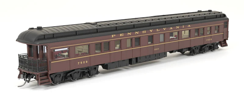 Broadway Limited Z74D Business Car, PRR 7509, "Ohio", 1950's Appearance, HO Scale