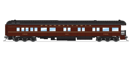 Broadway Limited Z74D Business Car, PRR 7509, "Ohio", 1950's Appearance, HO Scale