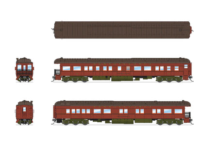 Broadway Limited Z74D Business Car, PRR 120, "Pennsylvania", Mid-1930's Appearance, HO Scale