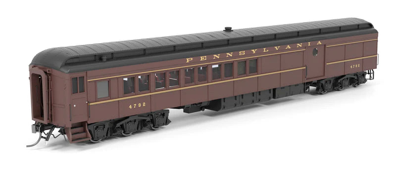 Broadway Limited PRR PB70 Coach-Baggage Combine - PRR 5125 - 1950's Paint - HO Scale