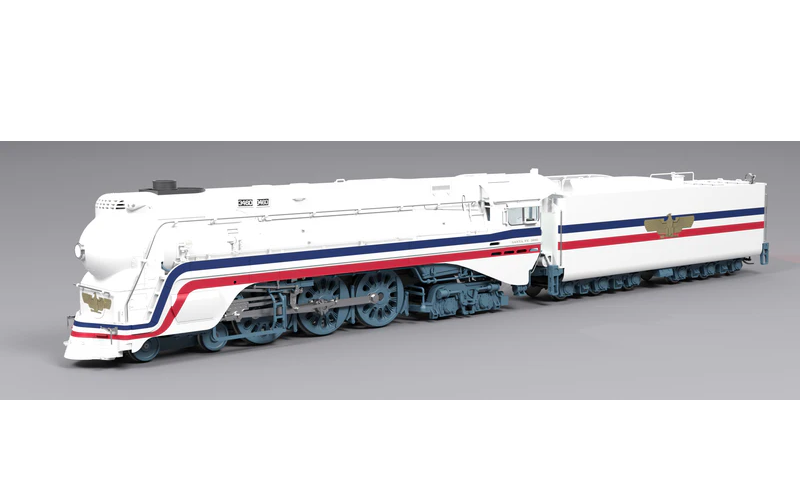 Broadway Limited Imports Brass Hybrid Streamlined Hudson | Freedom Train #3460 | 1947 Fantasy Paint | Stealth | No Sound | DCC-Ready | HO Scale