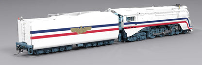 Broadway Limited Imports Brass Hybrid Streamlined Hudson | Freedom Train #3460 | 1947 Fantasy Paint | Stealth | No Sound | DCC-Ready | HO Scale