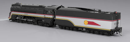 Broadway Limited Imports Brass Hybrid Streamlined Hudson | ATSF #3460 | Valley Flyer Fantasy Paint | Paragon4 Sound | DC/DCC | Smoke | HO Scale