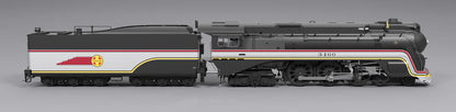 Broadway Limited Imports Brass Hybrid Streamlined Hudson | ATSF #3460 | Valley Flyer Fantasy Paint | Paragon4 Sound | DC/DCC | Smoke | HO Scale