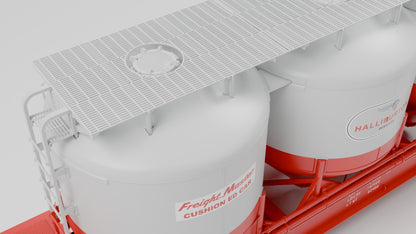 Rapido Pneumatic Covered Cement Hopper | Halliburton | 1990's Scheme | HO Scale