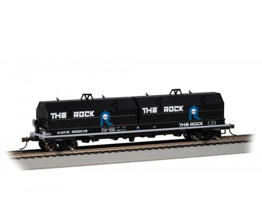 Bachmann Silver Series(R) (71428) | 55' Steel Coil Car / Load | Rock Island #955019 | HO Scale