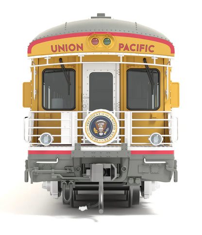 Broadway Limited Imports Union Pacific Business Car #119 (9014) | "Kenefick" - "George Bush Funeral Train" Drumhead | HO Scale