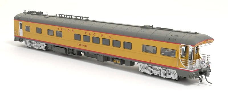 Broadway Limited Imports Union Pacific Business Car #119 (9015) | "Kenefick" - "Spirit of the Union Pacific" Drumhead | HO Scale