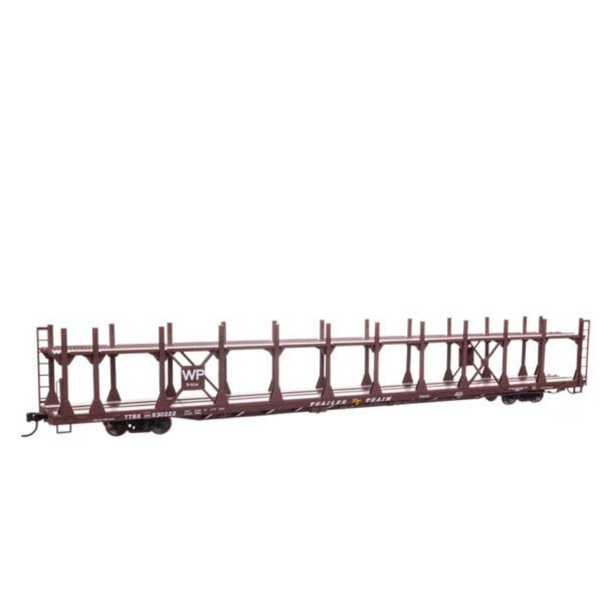 Rail Rod Open Auto Racks WalthersMainline (910-8045) | 89' Flatcar w/ Bi-Level Open Auto Rack ...