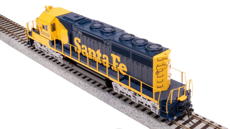 Broadway Limited Imports EMD SD40 Low Nose - Santa Fe #5010 - Warbonnet - Stealth (Non-Sound) - DCC-Ready - HO Scale