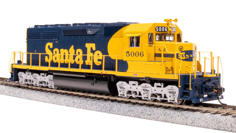 Broadway Limited Imports EMD SD40 Low Nose - Santa Fe #5010 - Warbonnet - Stealth (Non-Sound) - DCC-Ready - HO Scale