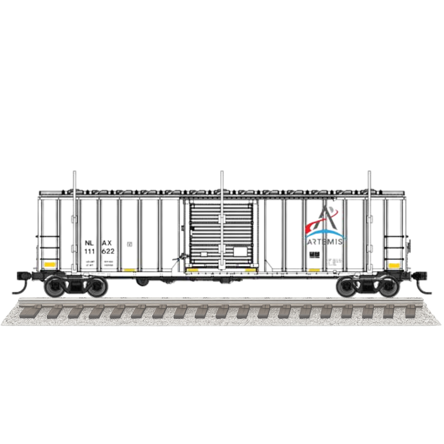 WalthersMainline 910-3810 50' Rocket Train Clearance Car Artemis NLAX #111622 HO Scale Pre-Order