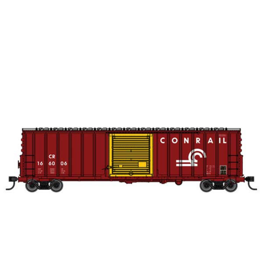 WalthersMainline (910-46037 ) | 50' ACF Exterior Post Dreadnaught End Plate B Boxcar | Conrail #166006 | HO Scale
