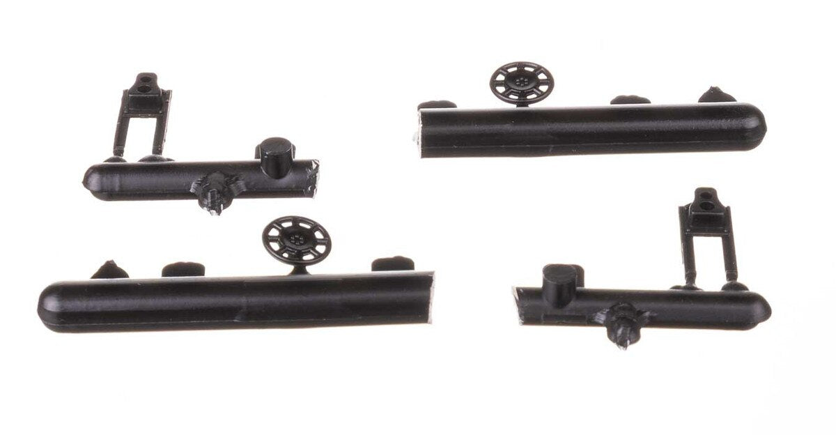 WalthersMainline 81' 8-Axle Depressed Center Flatcar (910-50243) | Pittsburgh & Lake Erie #980 | HO Scale