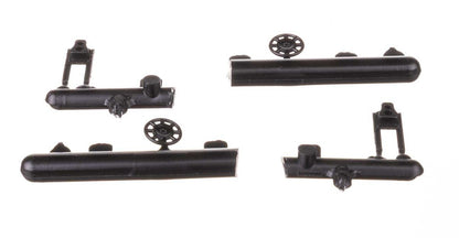 WalthersMainline 81' 8-Axle Depressed Center Flatcar (910-50243) | Pittsburgh & Lake Erie #980 | HO Scale