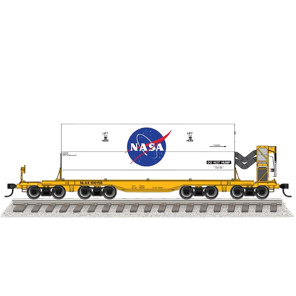WalthersMainline 910-51007 66' Rocket Train Booster Car with Refrigeration Unit NASA NLAX #100158 HO Scale Pre-Order