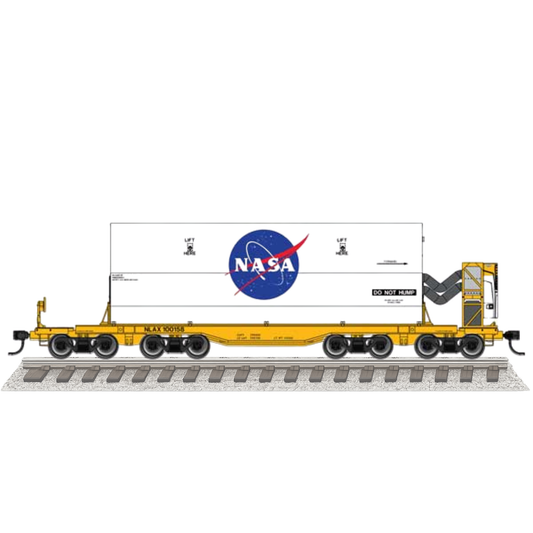 WalthersMainline 910-51007 66' Rocket Train Booster Car with Refrigeration Unit NASA NLAX #100158 HO Scale Pre-Order