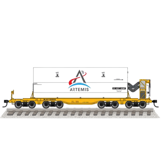 WalthersMainline 910-51008 66' Rocket Train Booster Car with Refrigeration Unit Artemis NLAX #122025 HO Scale Pre-Order