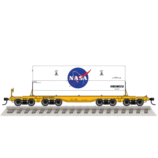 WalthersMainline 910-51009 66' Rocket Train Booster Car NASA NLAX #121972 HO Scale Pre-Order