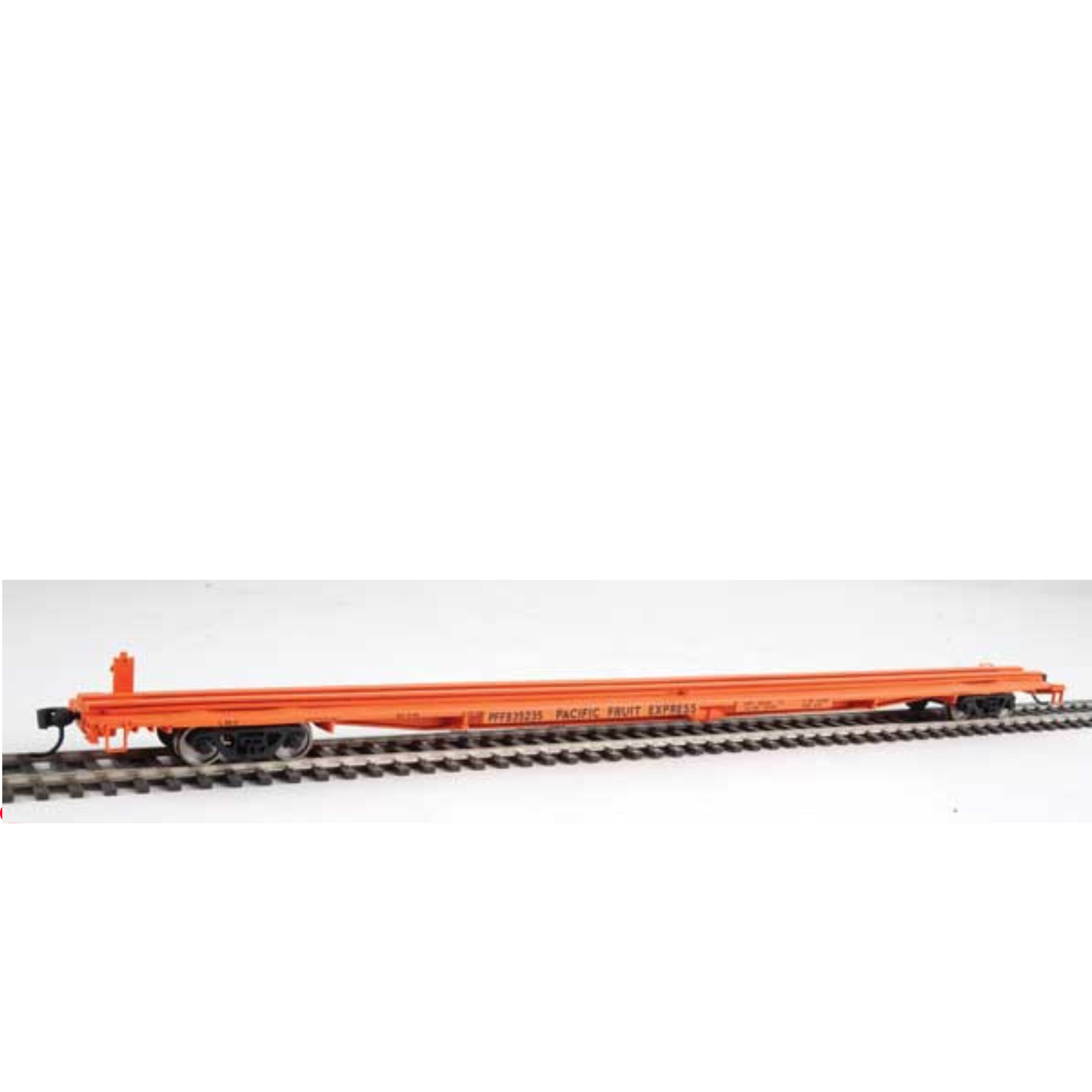 WalthersMainline (910-5526) | 85' General American G85 Flatcar | Pacific Fruit Express #835299 | HO Scale