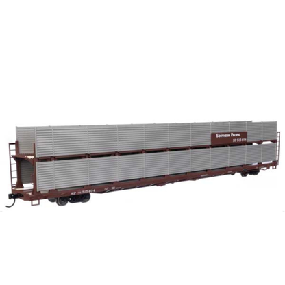 WalthersMainline (910-8125) | 89' Flatcar w/ Bi-Level w/ Shielded Auto Rack | Southern Pacific #515404 | HO Scale