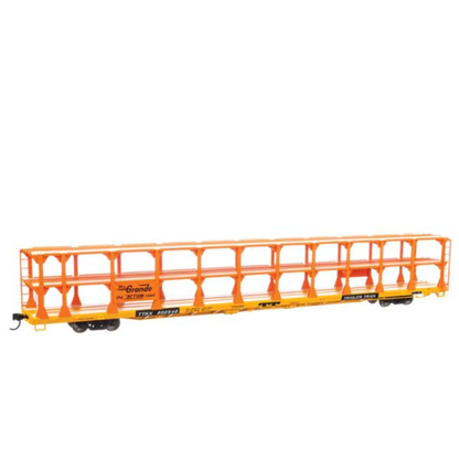 WalthersMainline (910-8205) | 89' Flatcar w/ Tri-Level Open Auto Rack | Denver & Rio Grande Western(TM) TTKX #802548 | HO Scale