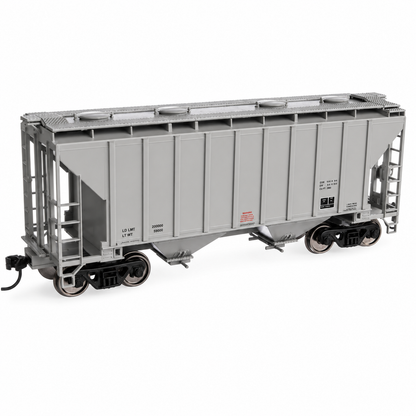 WalthersMainline (910-8501) | 37' 2980 Cubic-Foot 2-Bay Covered Hopper | Data Only | HO Scale