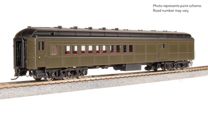 Broadway Limited Imports (9121) | Coach-Baggage Combine | Unlettered Pullman Green | HO Scale