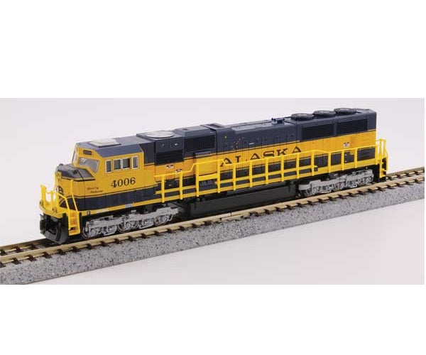 Kato EMD SD70MAC w/ Nose Headlight - Alaska Railroad #4015 - Spirit of North Pole - DCC (Non-Sound) - N Scale