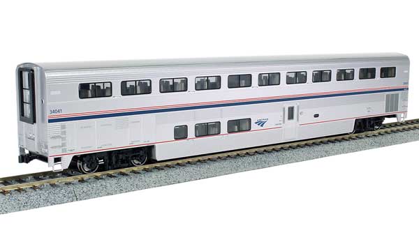 Kato (35-6058) | Amtrak Superliner I, Coach Phase VI | Amtrak #33034 | HO Scale