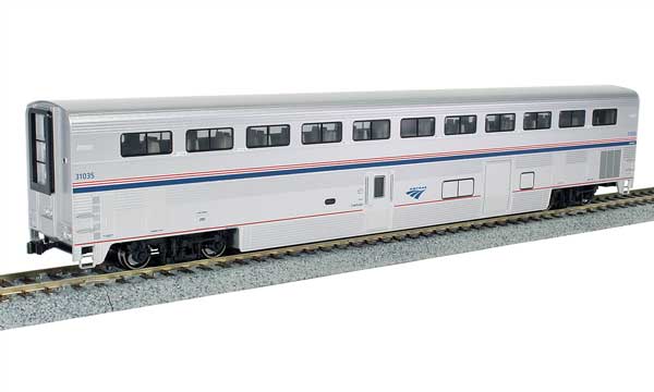 Kato (35-6095) | Amtrak Superliner I, Coach-Baggage Phase VI | Amtrak #39031 | HO Scale