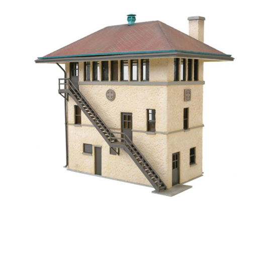 Walthers Cornerstone 933-2983 • Santa Fe Interlocking Tower • Kit • HO Scale
