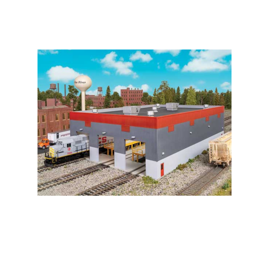 Walthers Cornerstone (933-3908) | Modern Diesel Shop (Kit) | HO Scale