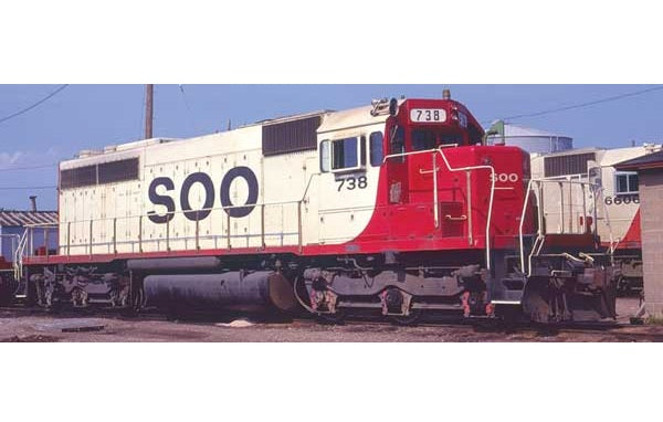 Bowser EMD SD40 - Executive Line - Soo Line #740 - DCC & ESU LokSound V5 - HO Scale