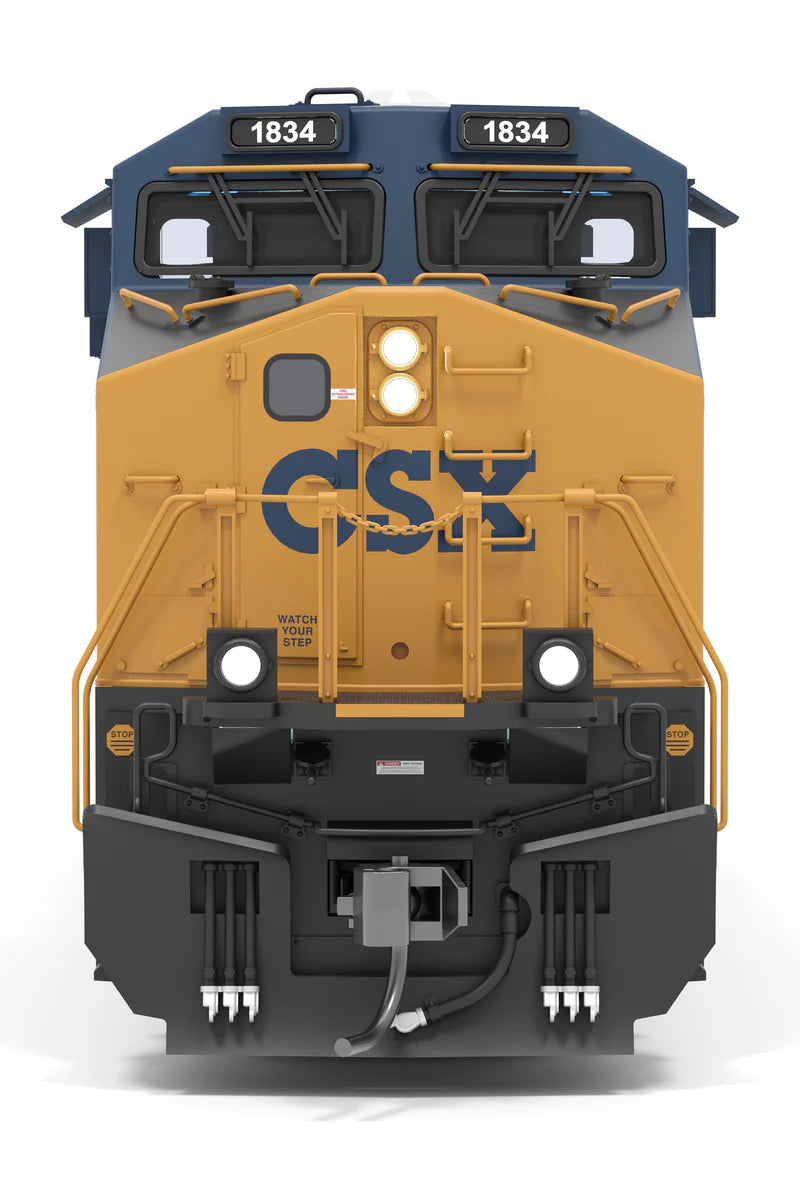 Broadway Limited Imports (9447) GE ES44AC | CSX #1834 Georgia Railroad Heritage Unit | Stealth\DC\DCC-Ready | HO Scale  [OPTIONAL DCC UPGRADE]