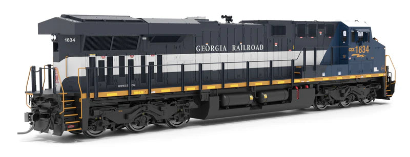 Broadway Limited Imports (9447) GE ES44AC | CSX #1834 Georgia Railroad Heritage Unit | Stealth\DC\DCC-Ready | HO Scale  [OPTIONAL DCC UPGRADE]