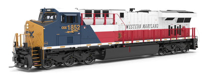 Broadway Limited Imports (9443) GE ES44AC | CSX #1852 Western Maryland Heritage Unit | Paragon4 Sound/DC/DCC w/ Smoke | HO Scale