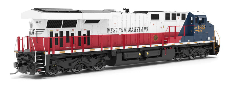 Broadway Limited Imports (9443) GE ES44AC | CSX #1852 Western Maryland Heritage Unit | Paragon4 Sound/DC/DCC w/ Smoke | HO Scale