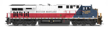 Broadway Limited Imports (9443) GE ES44AC | CSX #1852 Western Maryland Heritage Unit | Paragon4 Sound/DC/DCC w/ Smoke | HO Scale