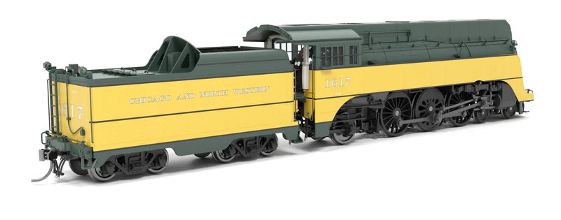 Broadway Limited Imports C&NW 4-6-2 "Yellow Jacket" #1617, 1942 Appearance, Paragon4 Sound/DC/DCC, HO Scale
