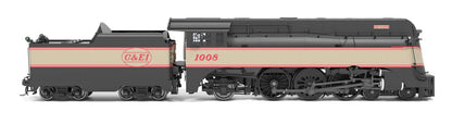Broadway Limited Imports C&NW 4-6-2 C&EI #1008, "Dixie Flagler" Passenger Scheme, Fantasy Scheme, Paragon4 Sound/DC/DCC, HO Scale
