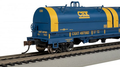Bachmann Silver Series(R) (71402) | 55' Steel Coil Car / Load | CSX #497582 | HO Scale