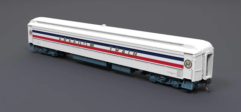 Broadway Limited Imports (9734) • 80' Passenger Coach w/ Lights • 1947 Freedom Train • 1947-1949 • HO Scale