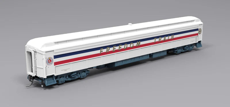 Broadway Limited Imports (9734) • 80' Passenger Coach w/ Lights • 1947 Freedom Train • 1947-1949 • HO Scale