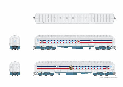 Broadway Limited Imports - Heavyweight 5-Car Passenger Set - 1947 Freedom Train - HO Scale