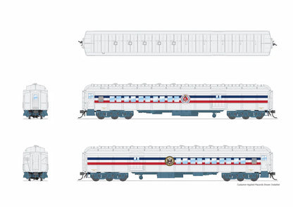 Broadway Limited Imports (9712) | Heavyweight 5-Car Passenger Set w/ Lights | 1947 Freedom Train | HO Scale