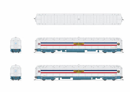 Broadway Limited Imports - Heavyweight 5-Car Passenger Set - 1947 Freedom Train - HO Scale